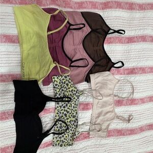 Calvin Klein Bandeau Set - Black, Pink, Brown, Yellow